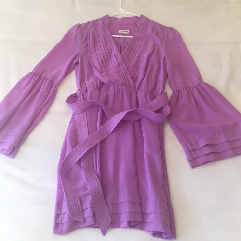 Purple cocktail dress